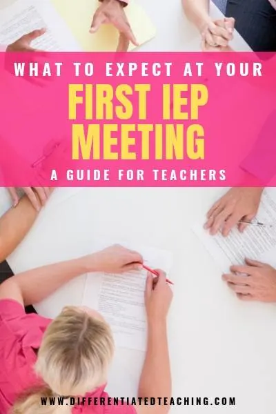 What to Expect at Your First IEP Meeting - A Teacher's Guide